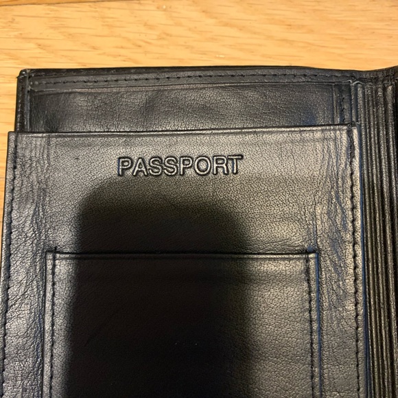 Leather Passport Wallet - Picture 4 of 5